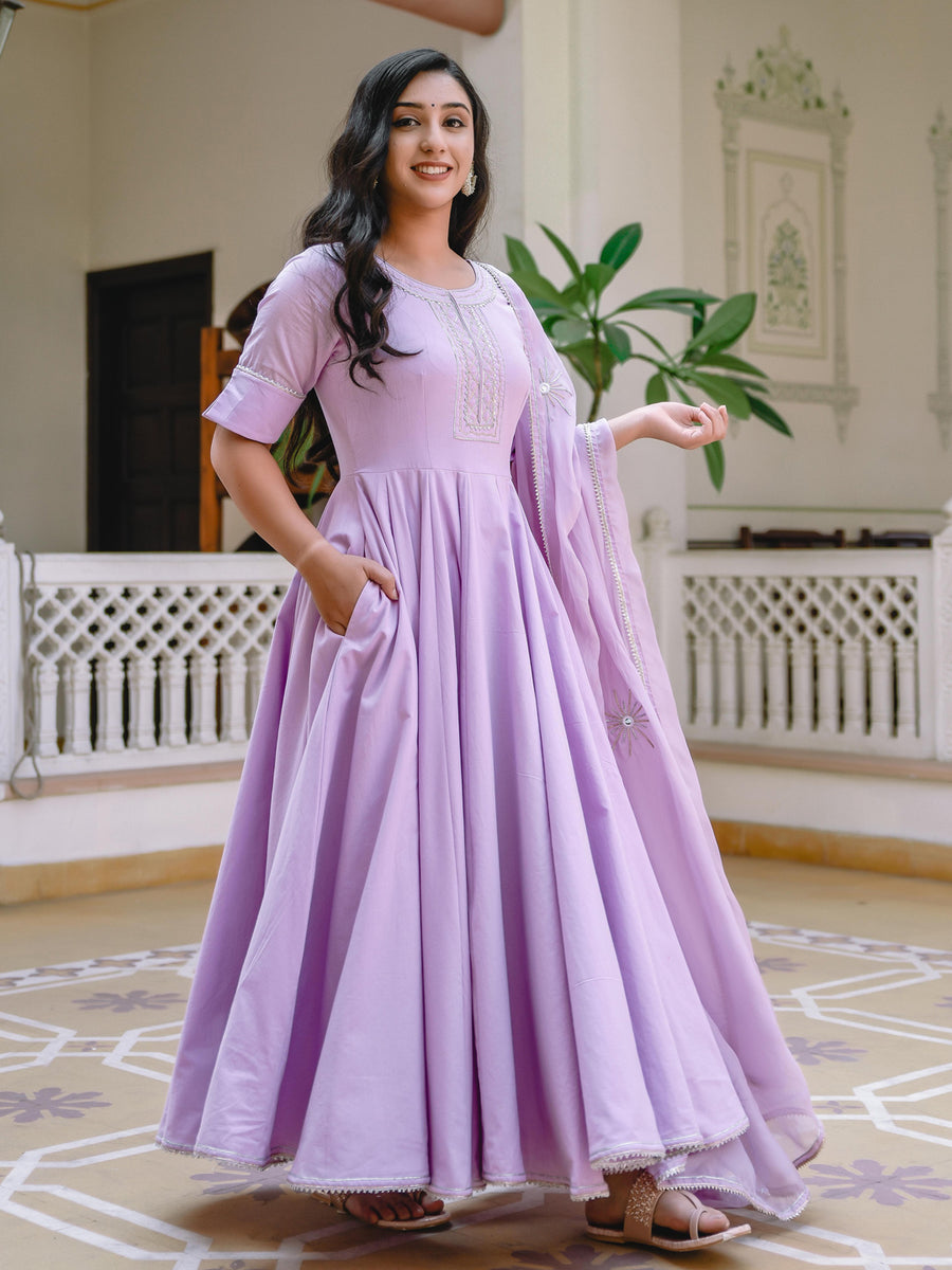 Lavender Fog Suit Set – Indianvirasat