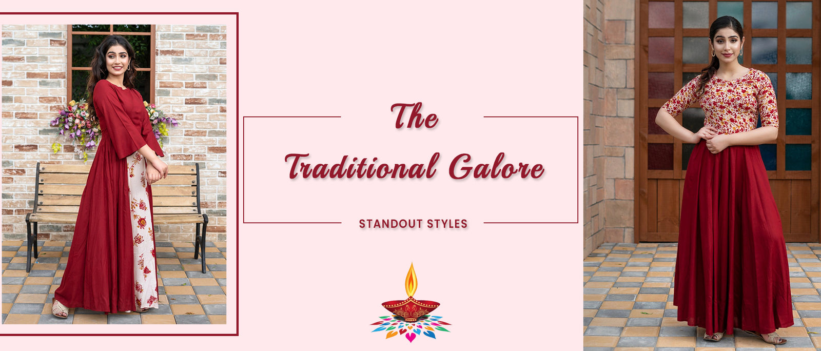 Celebrate Navratri by Extending your wardrobe with the Nine special color traditional dresses