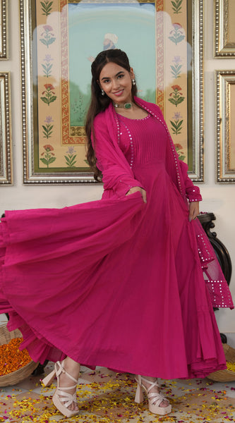 Rani Noor Cotton Ethnic Dress