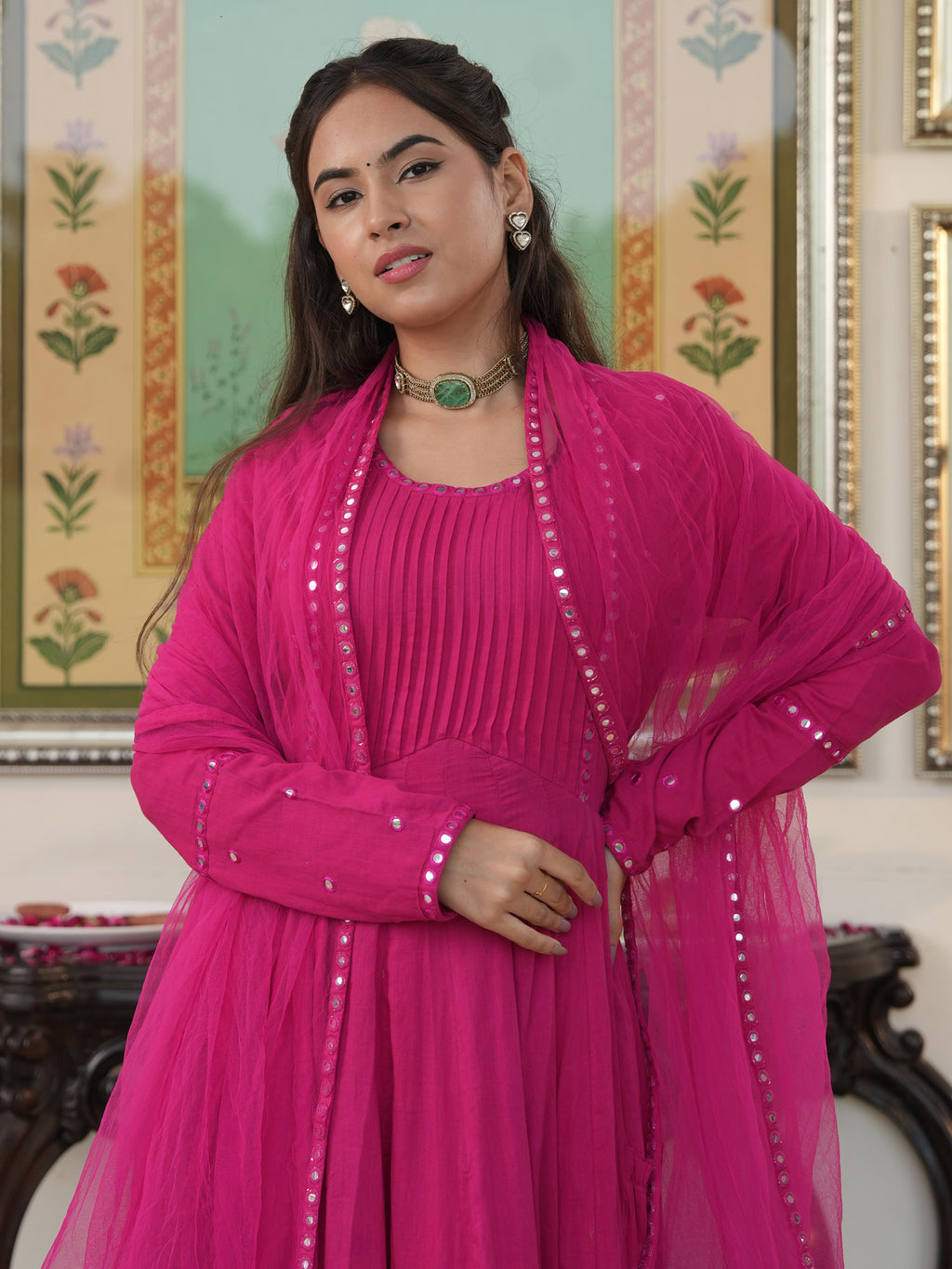 Rani Noor Cotton Ethnic Dress - Indianvirasat