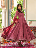 Sahiba Maroon Bandhani Print Anarkali Suit Set - Indianvirasat