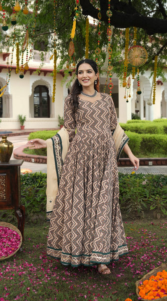 Parvaneh Gul Anarkali Suit Set