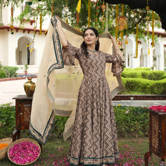 Parvaneh Gul Anarkali Suit Set