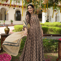 Parvaneh Gul Anarkali Suit Set