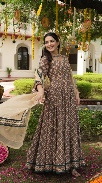 Parvaneh Gul Anarkali Suit Set