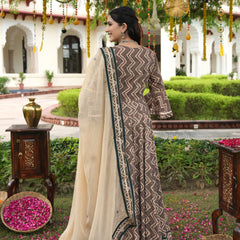 Parvaneh Gul Anarkali Suit Set