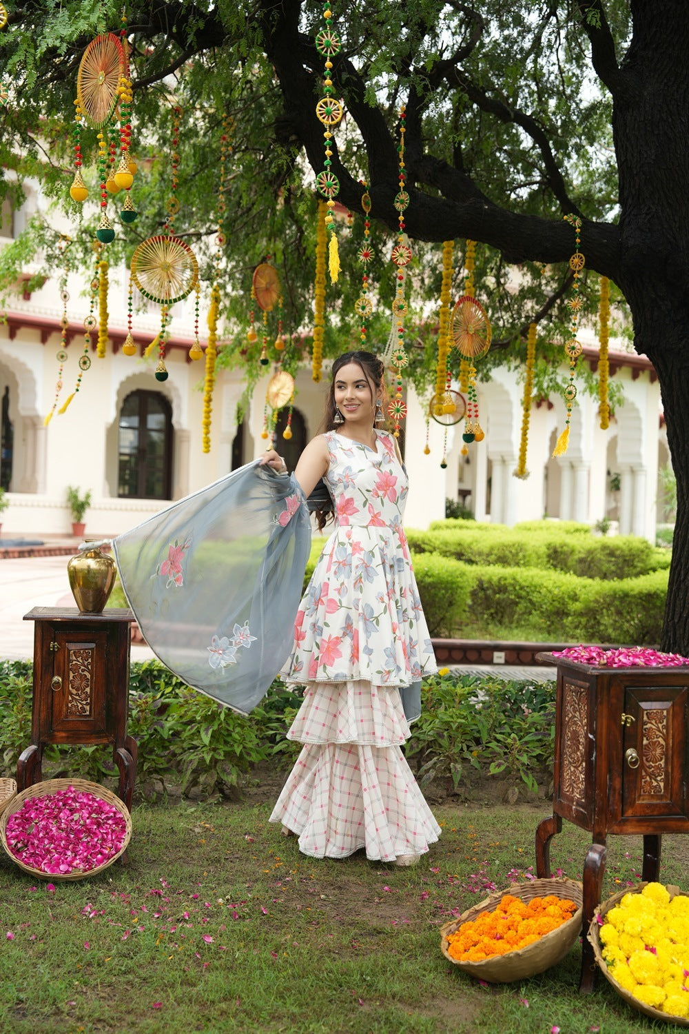 Bloom Grace Sharara Set
