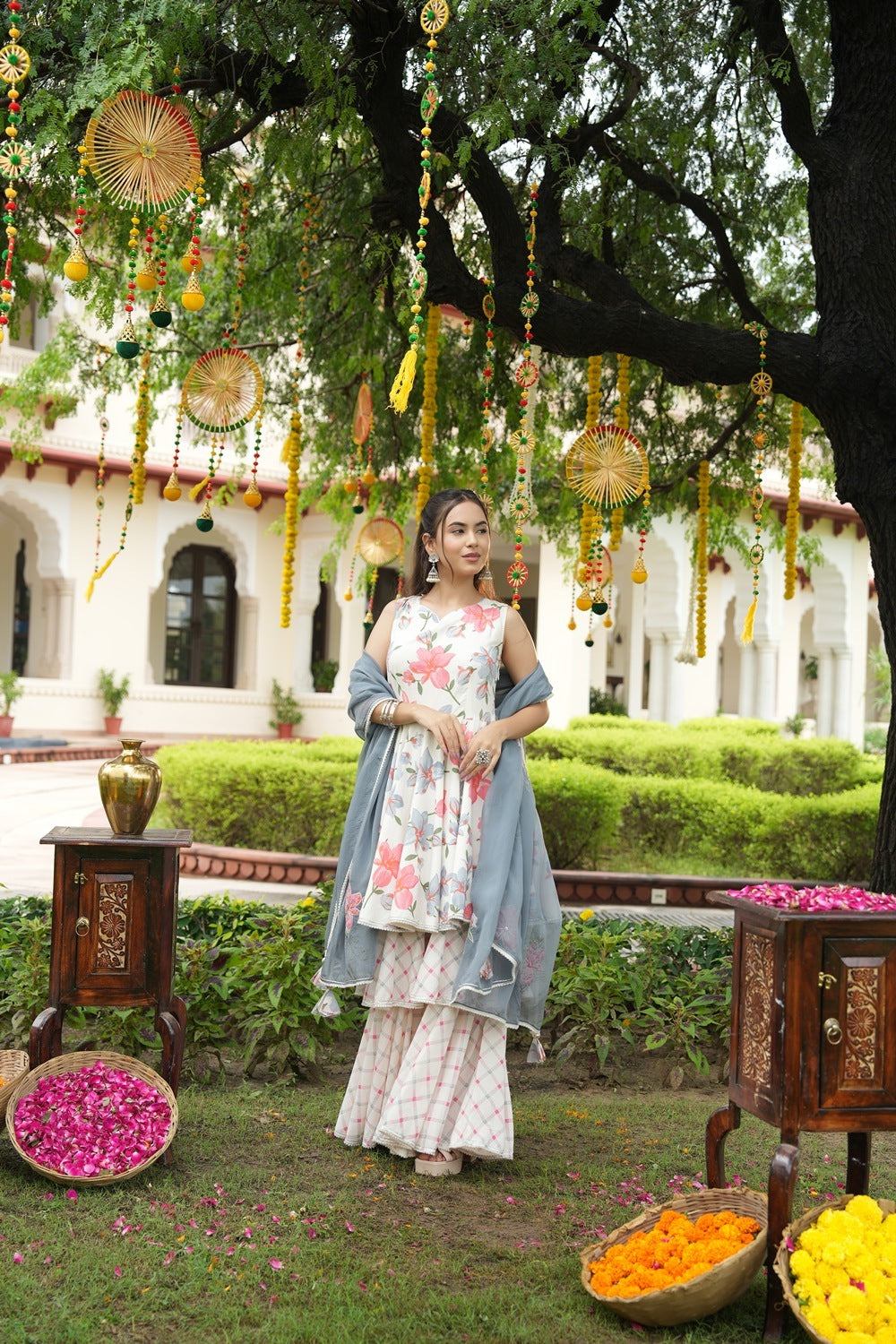 Bloom Grace Sharara Set