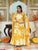 Daffodil Shine Floral Printed Anarkali Set with Dupatta