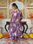 Dreamy Purple Color Printed Anakali Suit Set with Dupatta