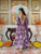 Dreamy Purple Color Printed Anakali Suit Set with Dupatta