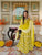 Zesta Mustard Floral Anarkali Suit Set