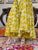 Zesta Mustard Floral Anarkali Suit Set