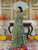 Alluring Green Floral Printed Anakali Suit Set with Dupatta