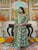 Alluring Green Floral Printed Anakali Suit Set with Dupatta