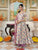 Multicolored Floral Print Anakali Suit Set with Dupatta