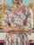 Multicolored Floral Print Anakali Suit Set with Dupatta