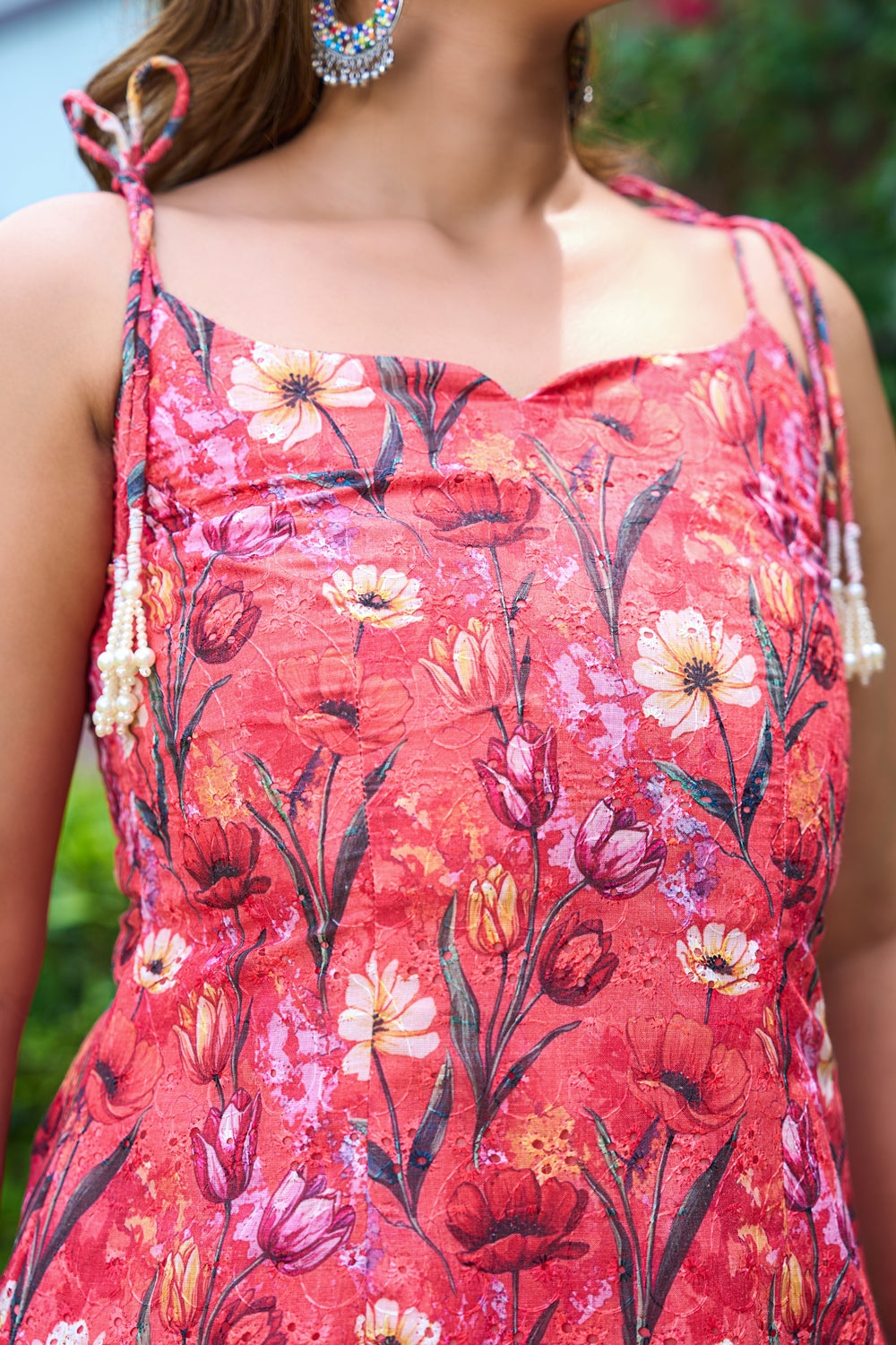 Roselle Blush Floral Kurta Set