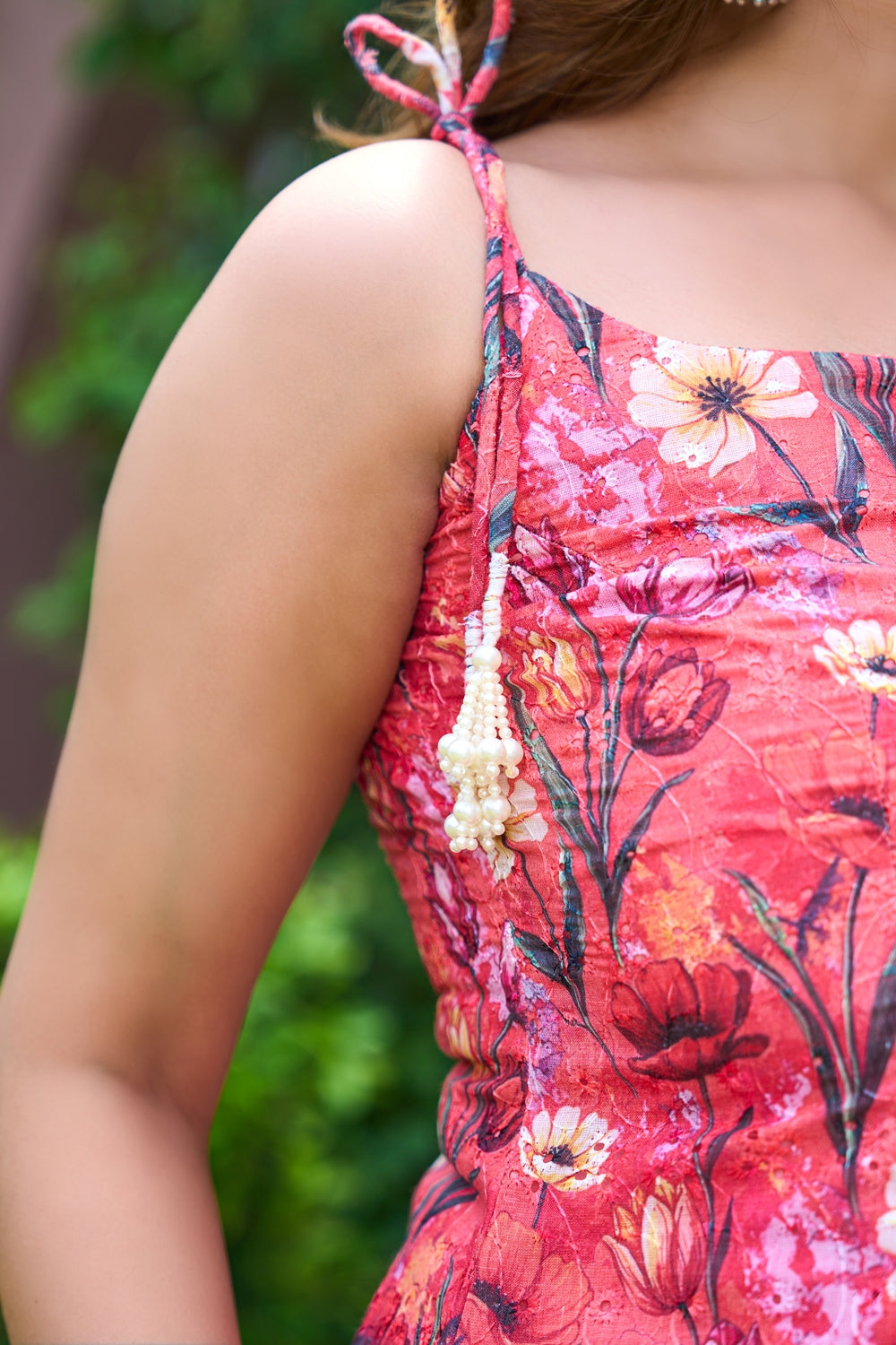 Roselle Blush Floral Kurta Set