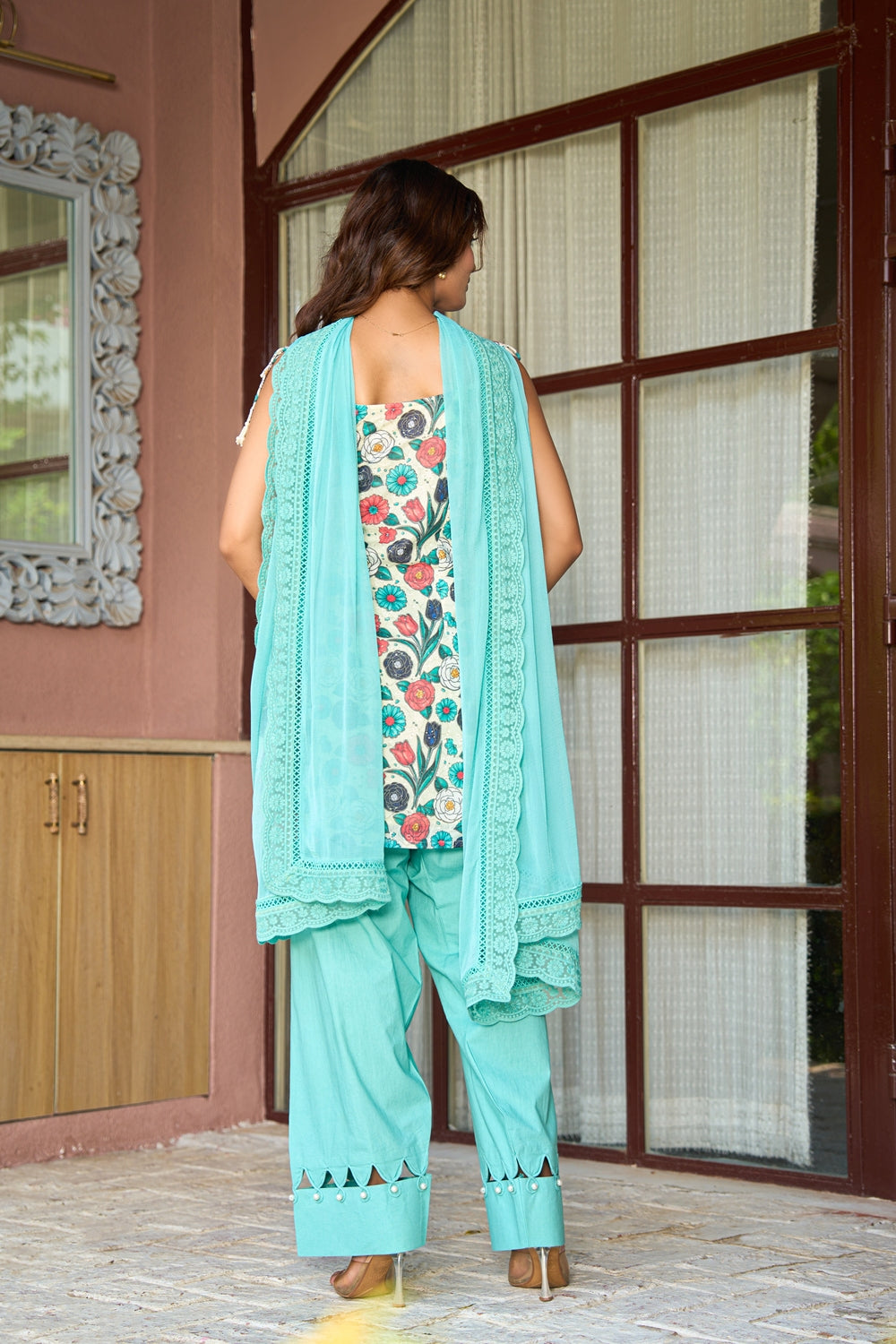 Aarika Aqua Kurta Set