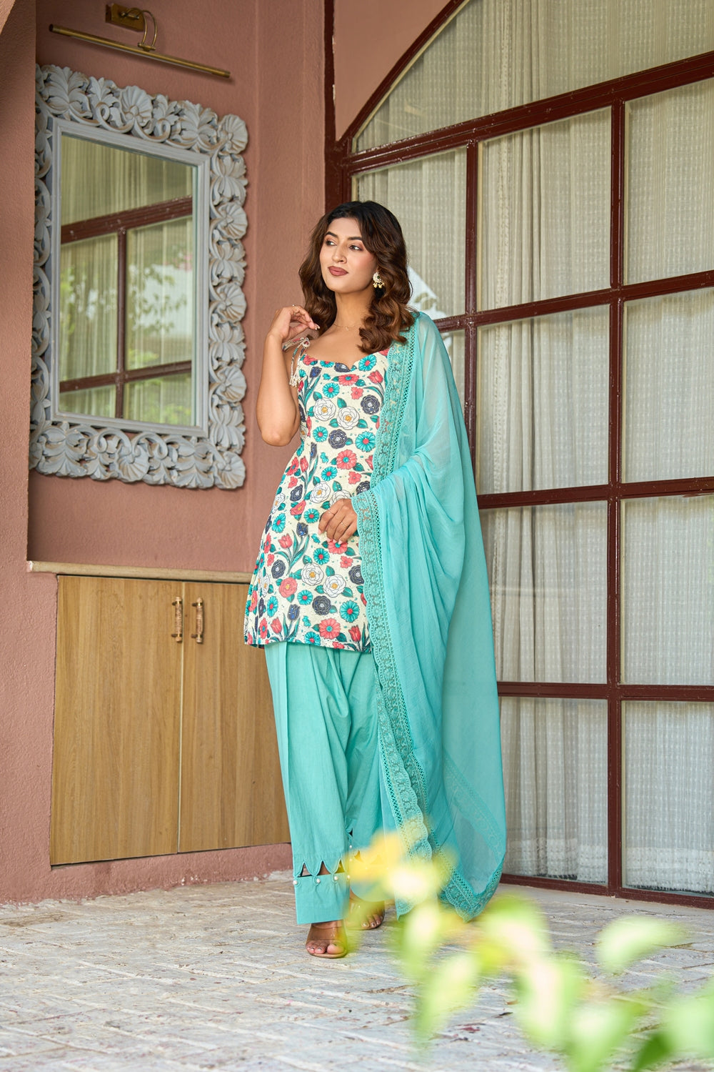 Aarika Aqua Kurta Set