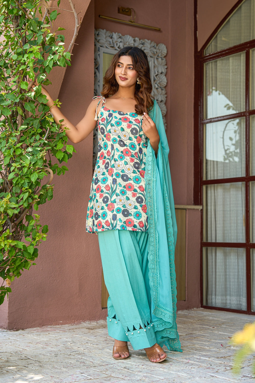 Aarika Aqua Kurta Set