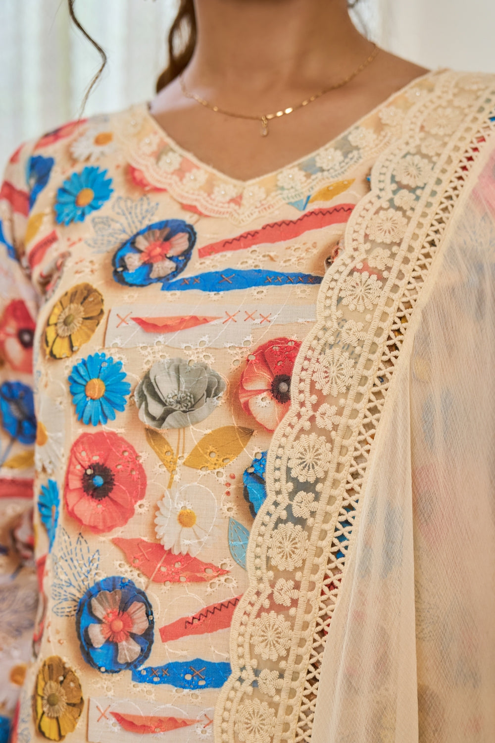 Suhana Flora Kurta Set