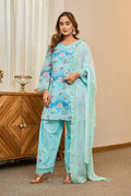 Neeraya Sky Bloom Kurta Set