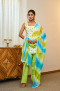 Zivara Ocean Bloom Kurta Set
