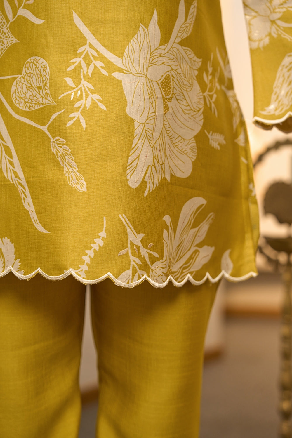 Aarisha Olive Bloom Co-Ord Set