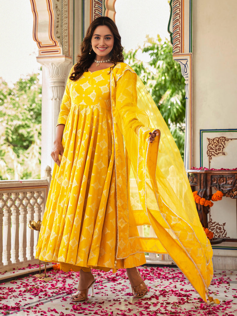 Tavishi Yellow Rose Suit Set