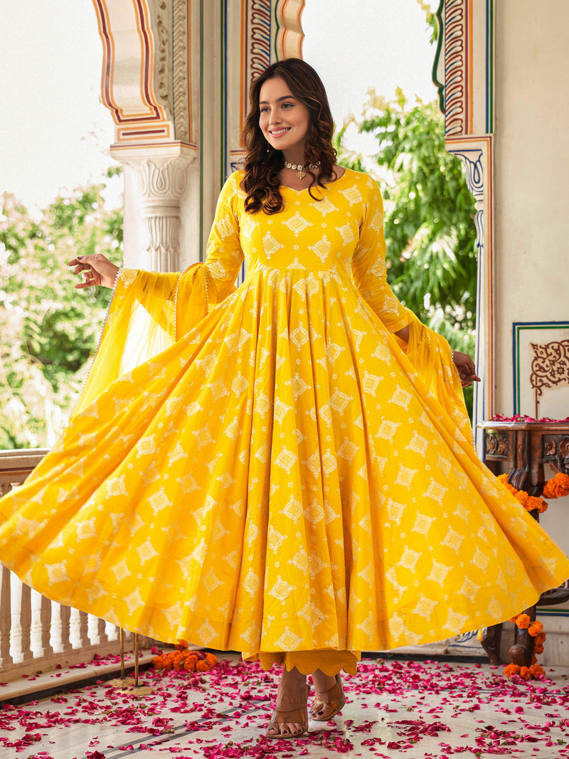 Tavishi Yellow Rose Suit Set