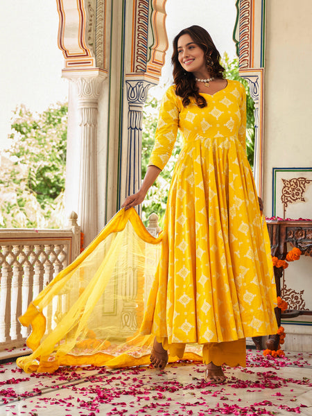 Tavishi Yellow Rose Suit Set