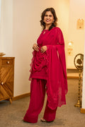Indianvirasat Gulnaar Edit Co-ord set featuring a stylish kurta and matching bottoms on a model.
