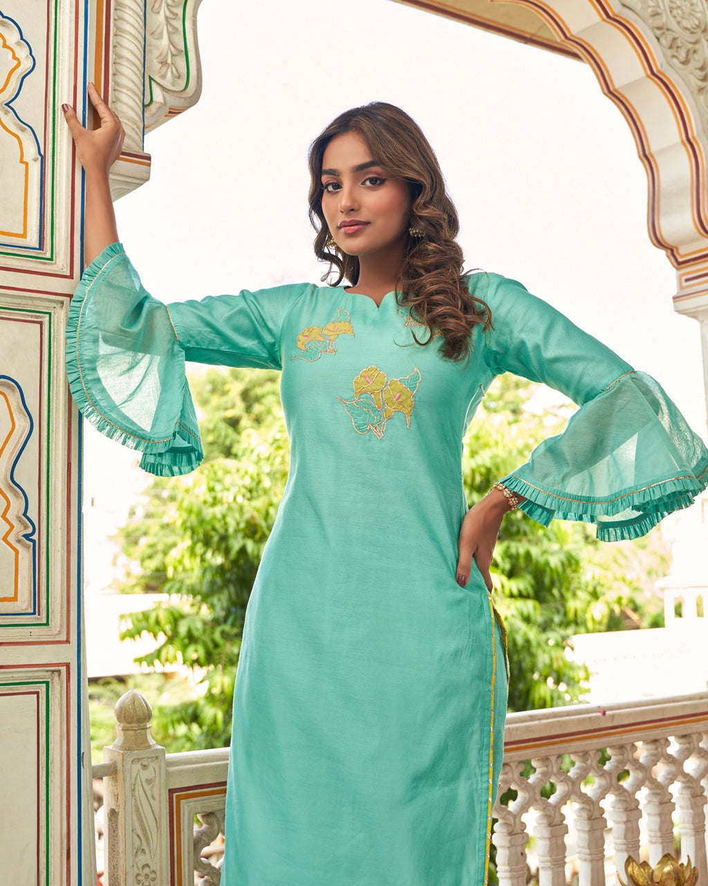 Meher Aqua Kurta Set