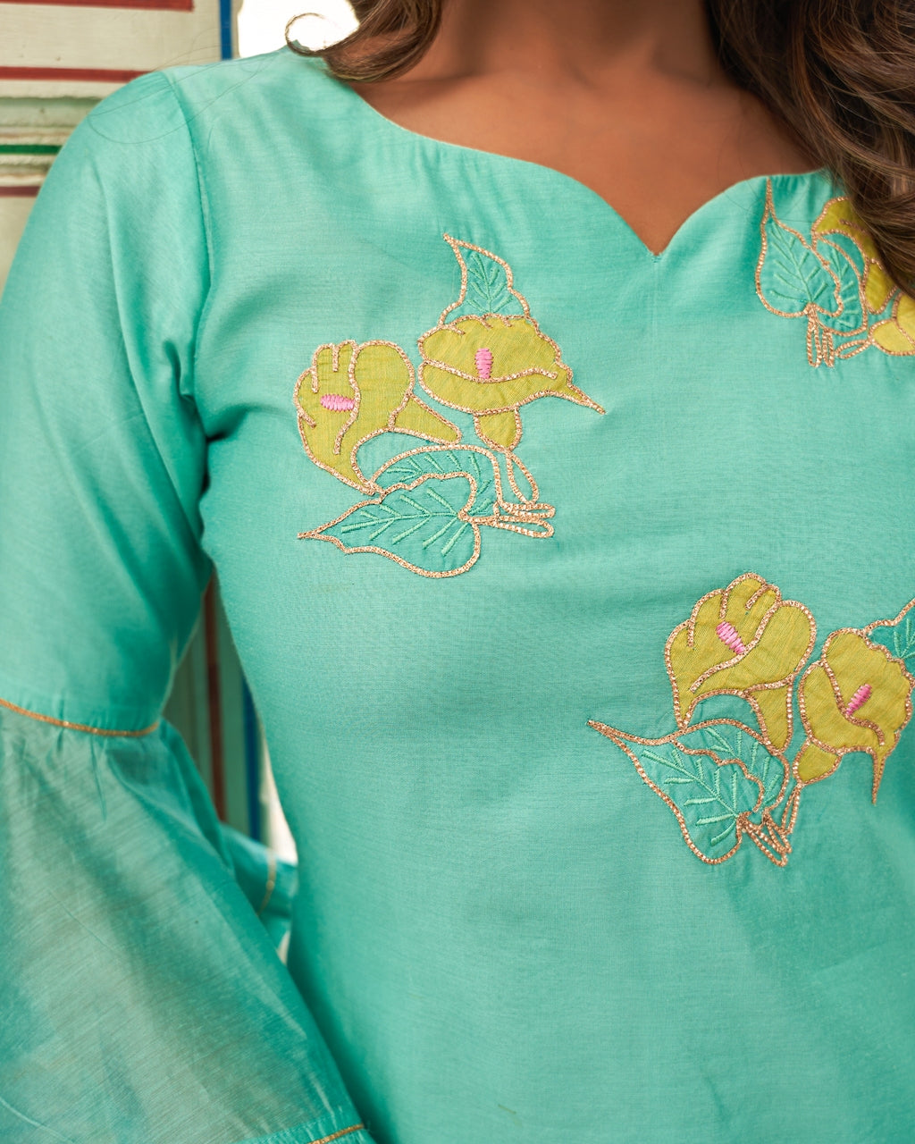 Meher Aqua Kurta Set