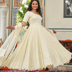 Sitara Glow Anarkali Suit Set - Indianvirasat