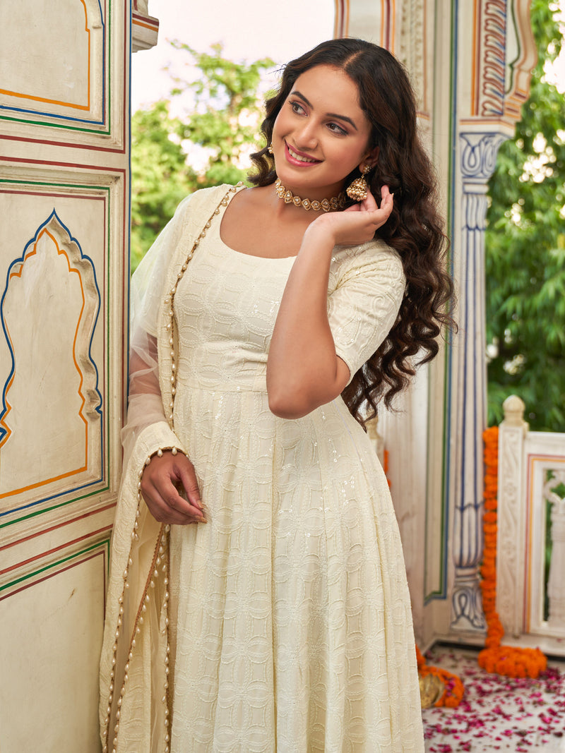 Sitara Glow Anarkali Suit Set