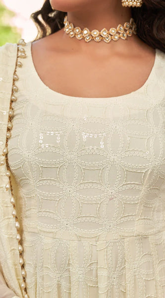 Sitara Glow Anarkali Suit Set - Indianvirasat