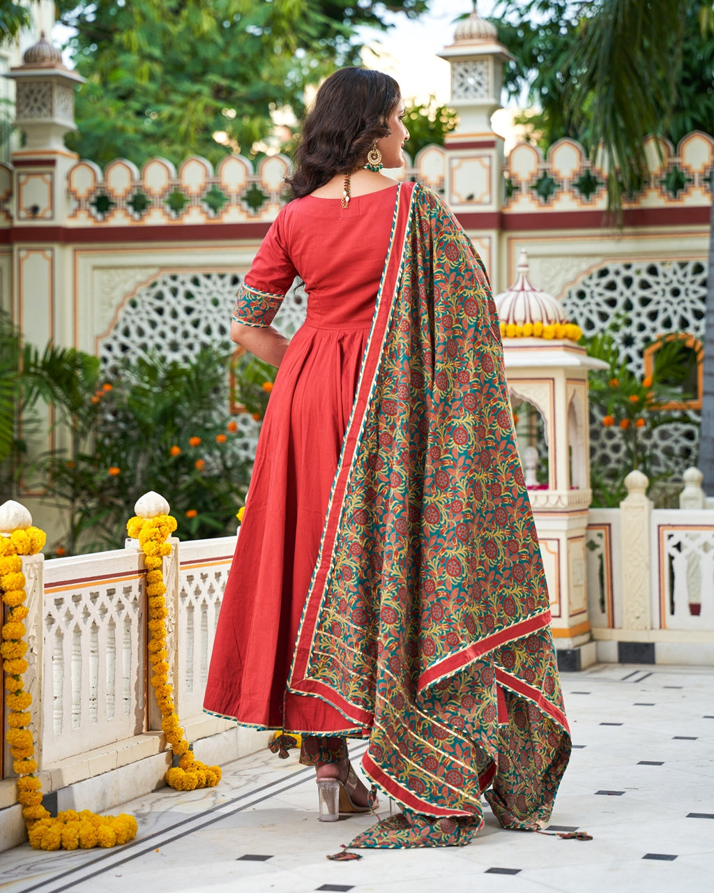 Gulnaar Anarkali Kurta Set