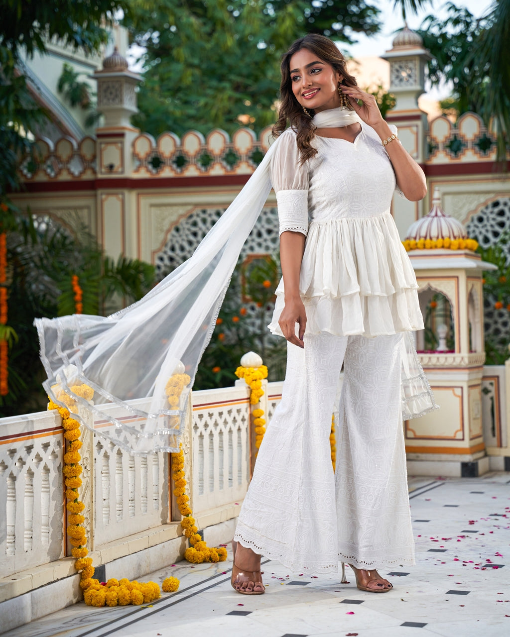 Moonlight Sharara Set