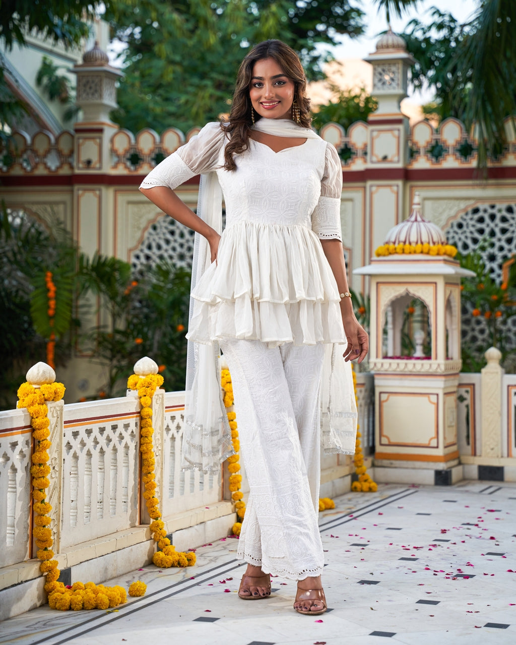 Moonlight Sharara Set