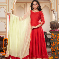 Lal Ishq Anarkali Set