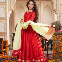 Lal Ishq Anarkali Set