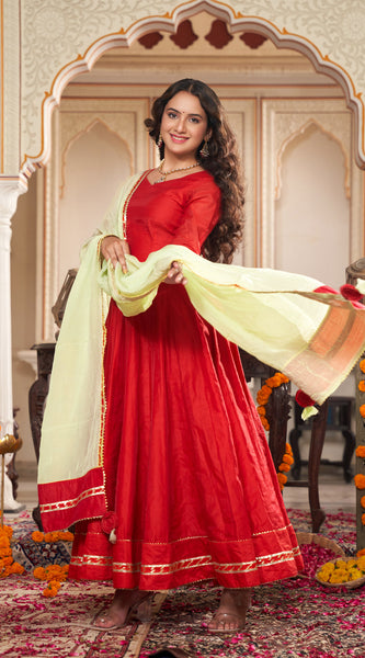 Lal Ishq Anarkali Ethnic Dress