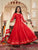 Lal Ishq Anarkali Set