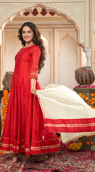 Lal Ishq Anarkali Ethnic Dress