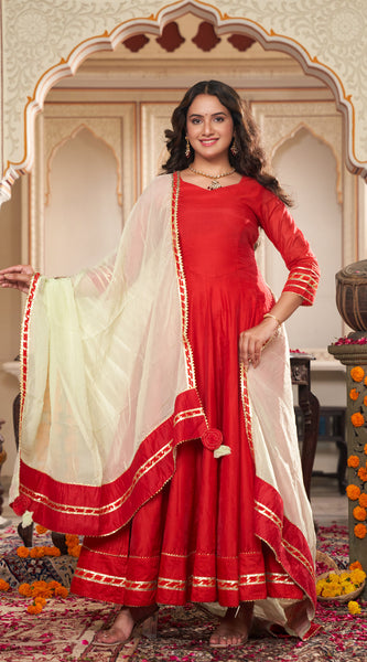 Lal Ishq Anarkali Ethnic Dress