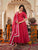 Rose Blossom Anarkali Suit Set