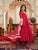 Rose Blossom Anarkali Suit Set